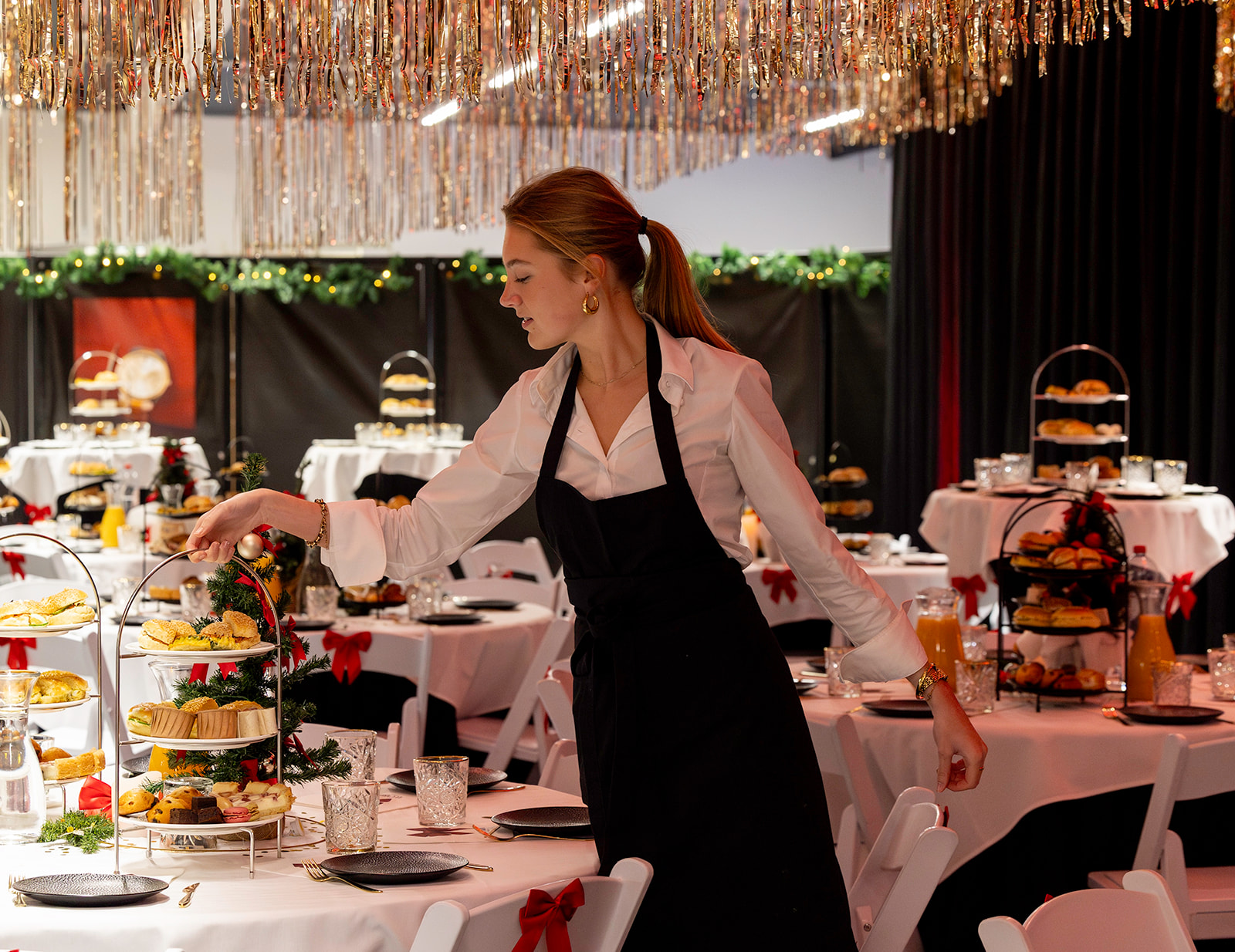 Catering uitvoering op locatie met bediening